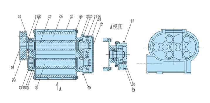 三葉羅茨鼓蜜桃视频网站APP工作原理圖